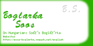 boglarka soos business card